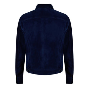 Suede Bomber Jacket