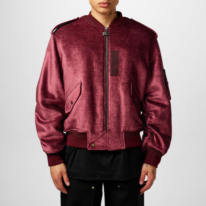 Velvet Bomber Jacket