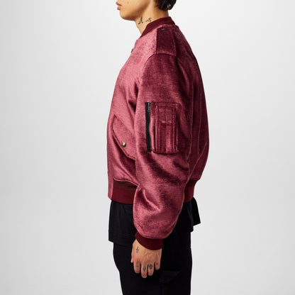 Velvet Bomber Jacket