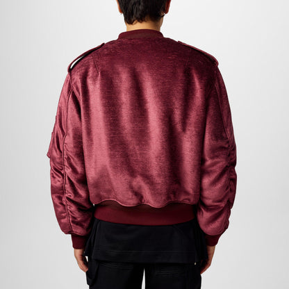 Velvet Bomber Jacket