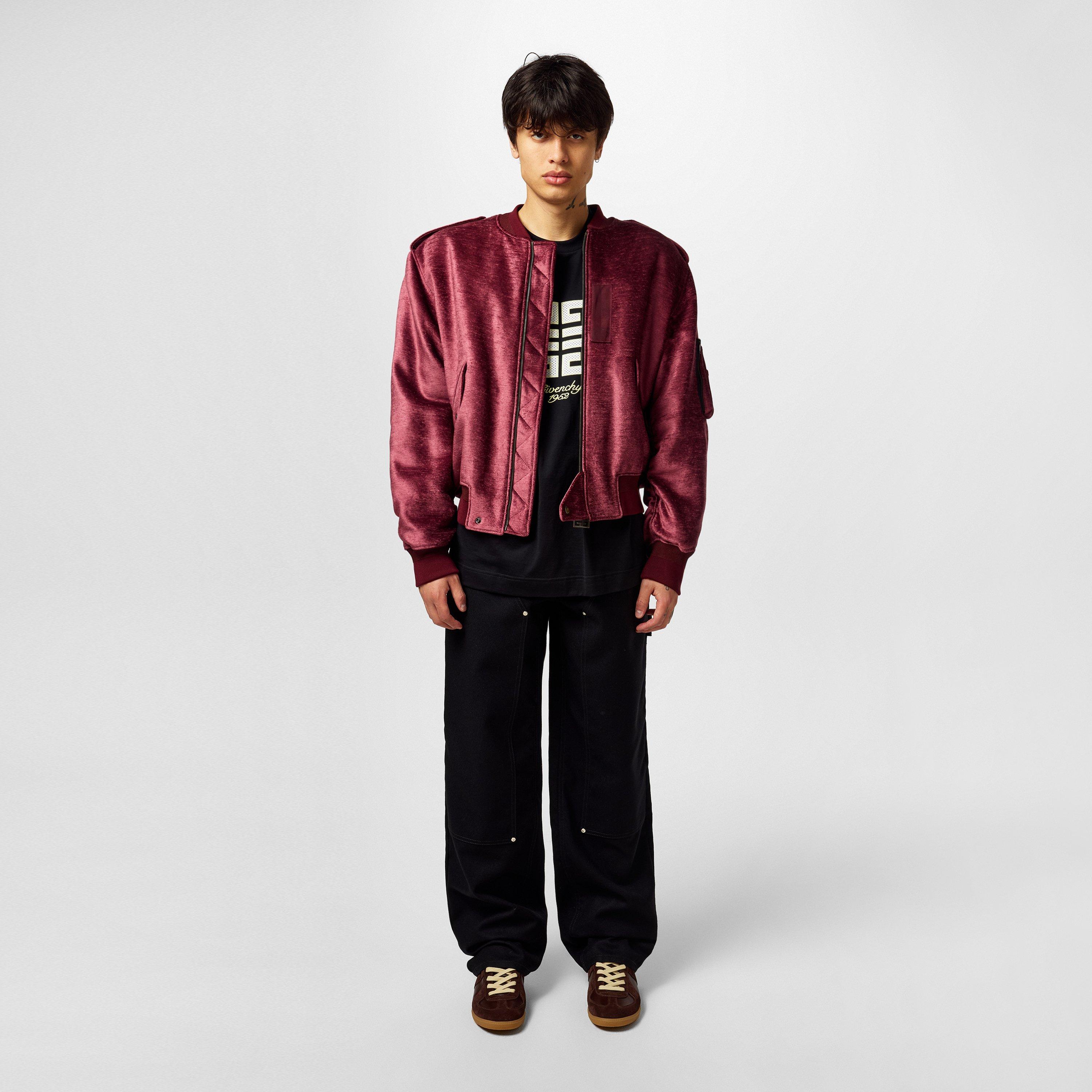 Velvet Bomber Jacket