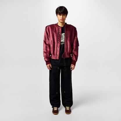 Velvet Bomber Jacket