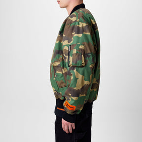 Canvas Bomber Jacket