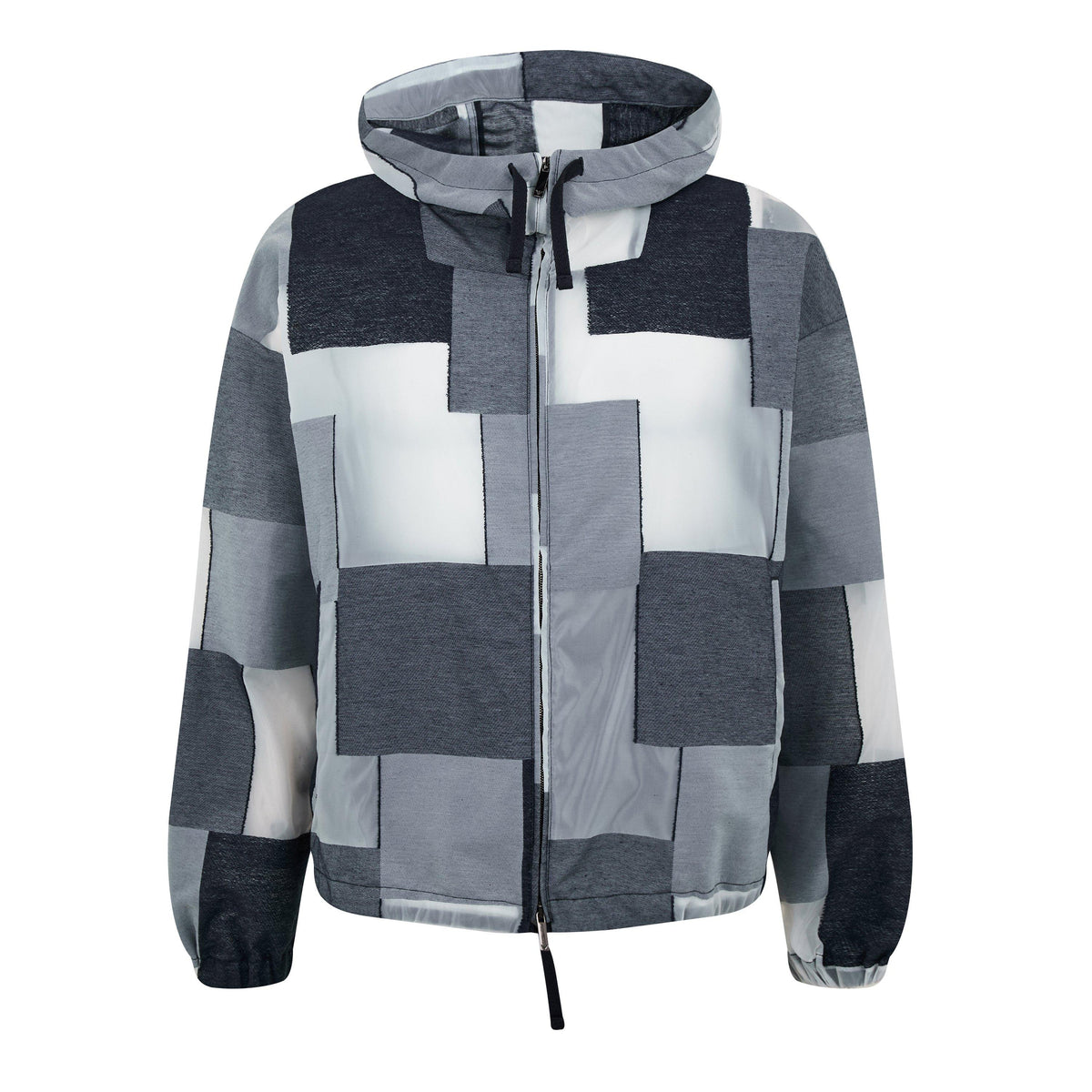 Hooded Patchwork Jacket