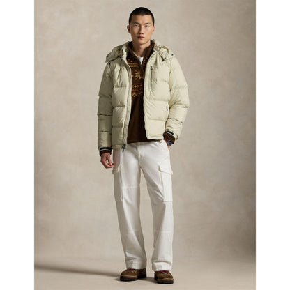 El Cap Water Resistant Duck Down Detachable Hood Short Puffer Jacket