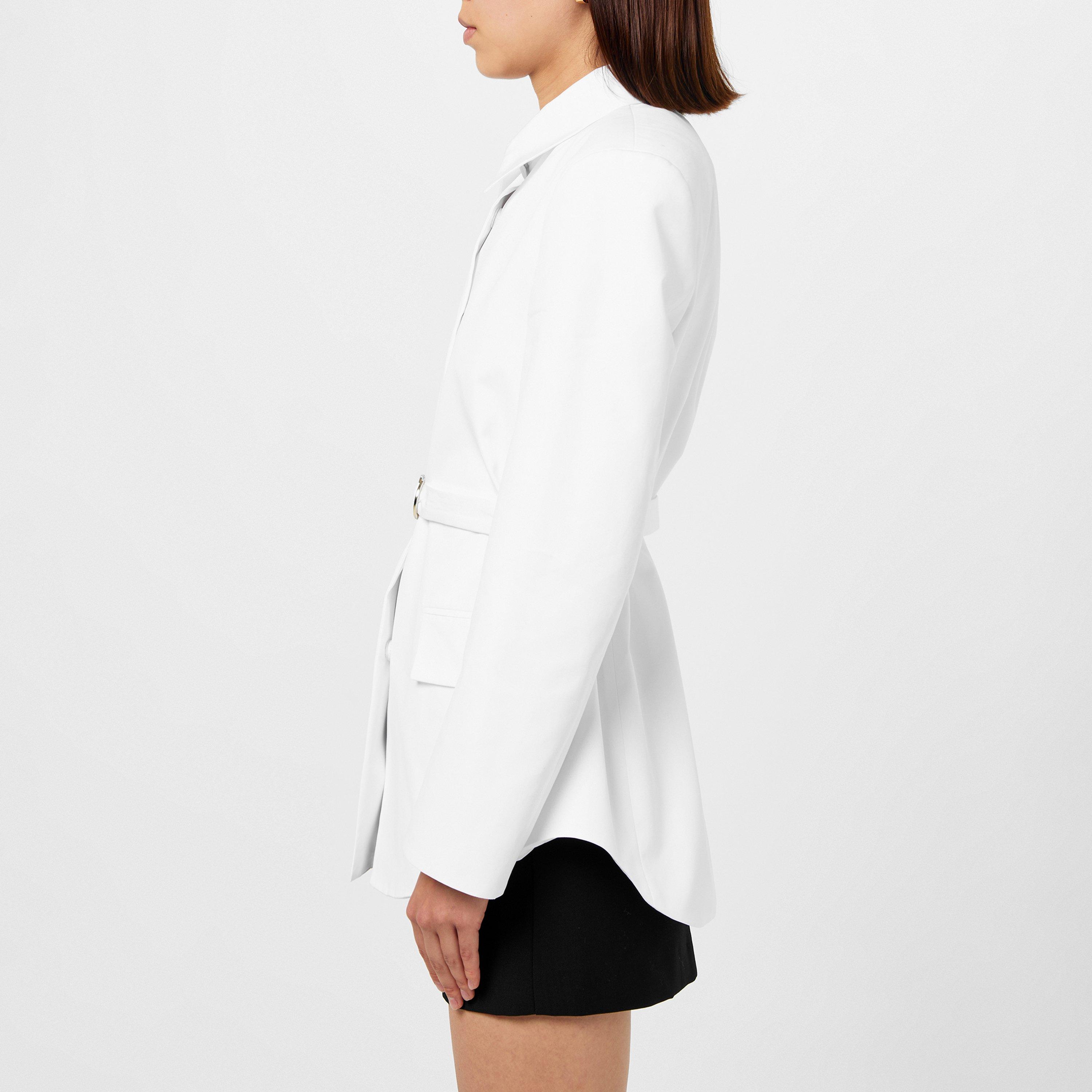 Poplin Belted Shirt Jacket
