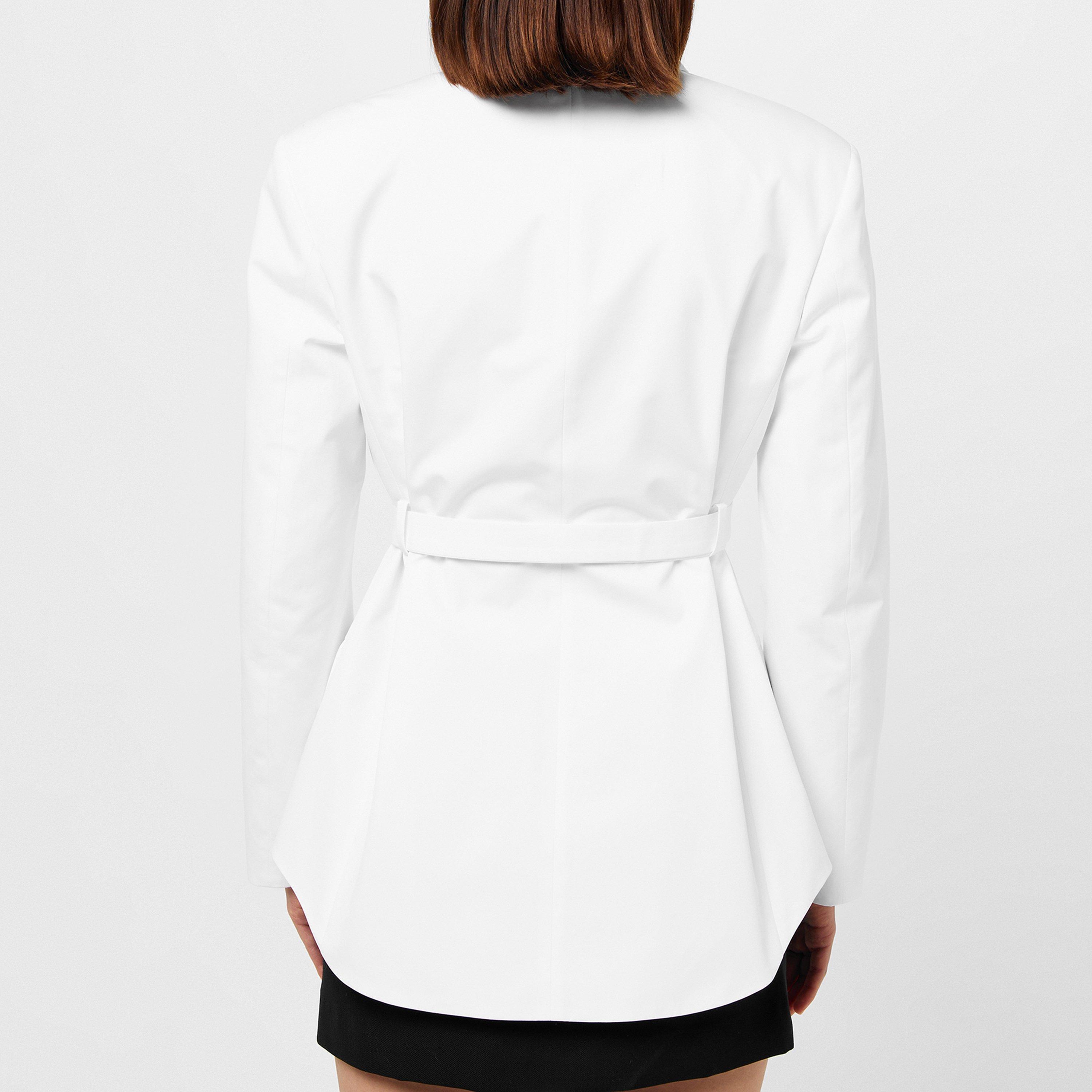 Poplin Belted Shirt Jacket