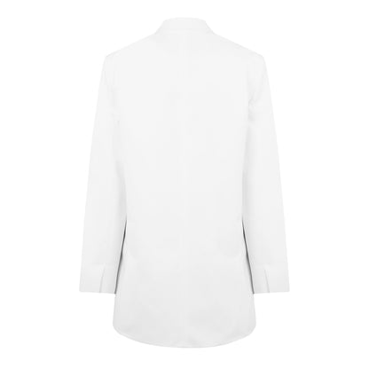 Double Breasted Cotton Long Sleeve Blazer