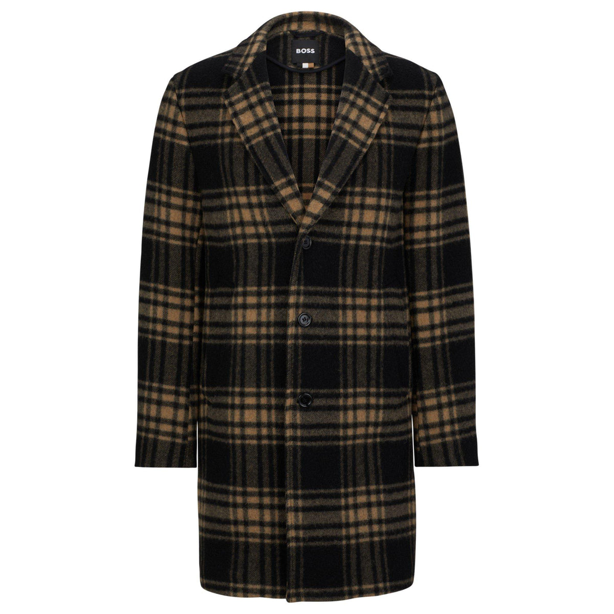 Relaxed Checked Coat