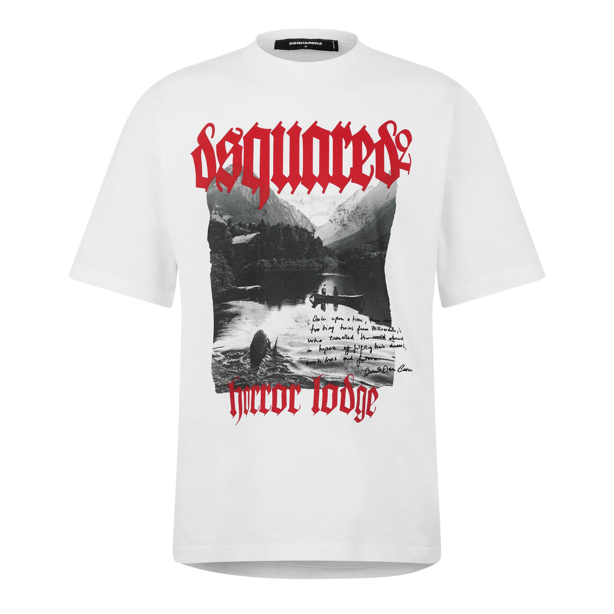 Gothic Print Loose Fit T-Shirt