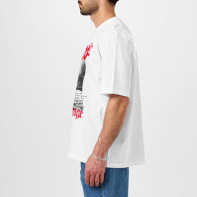 Gothic Print Loose Fit T-Shirt