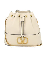 V Logo Signature Mini Bucket Bag