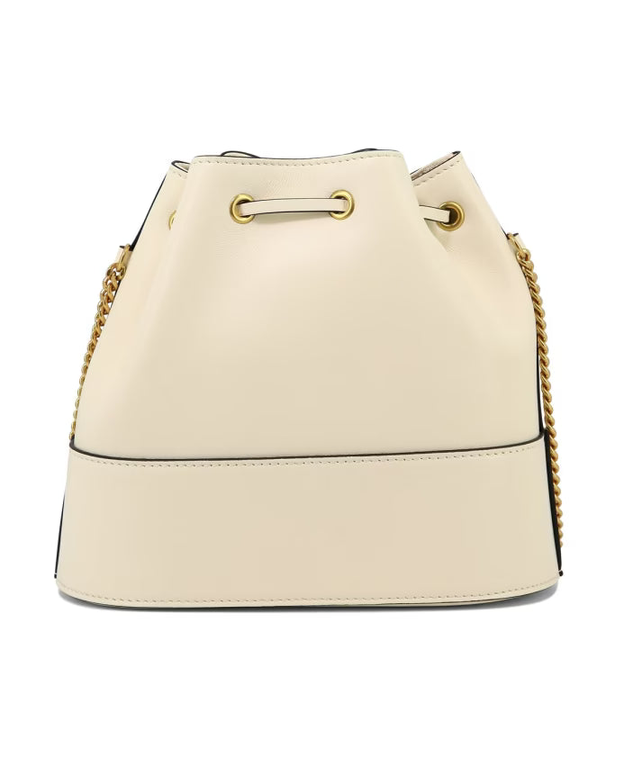 V Logo Signature Mini Bucket Bag