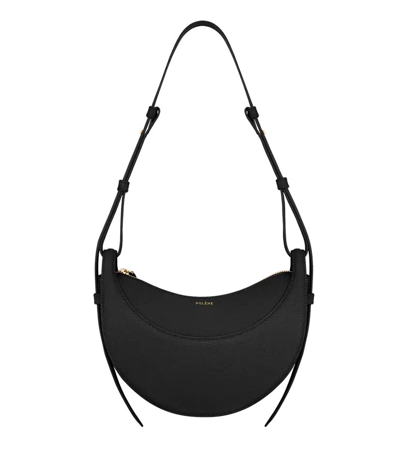 Polene Numéro Dix Edition Textured Black - Size: One Size Bags | Shop From The Mirage
