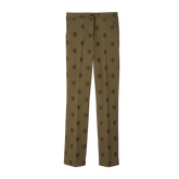 Trousers Artichoke - Embroidered gabardine
