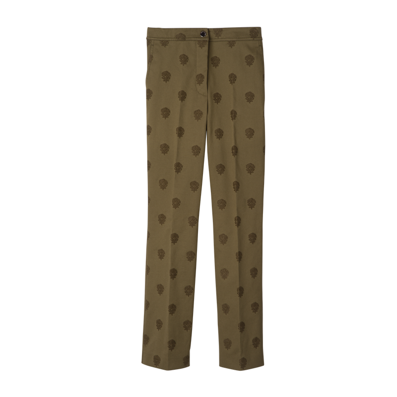 Trousers Artichoke - Embroidered gabardine