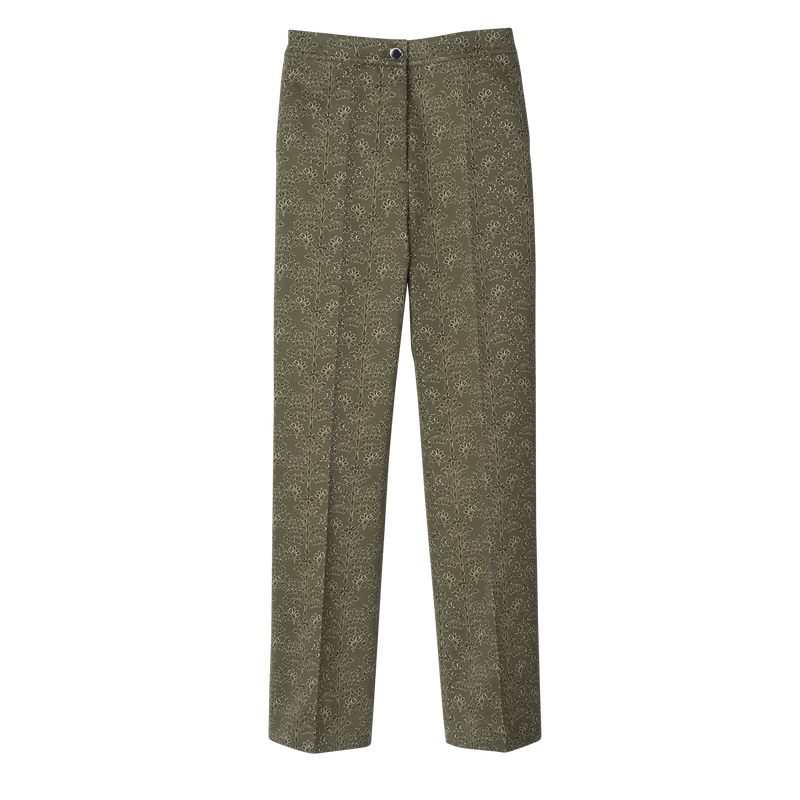 Trousers Laurel - Printed gabardine