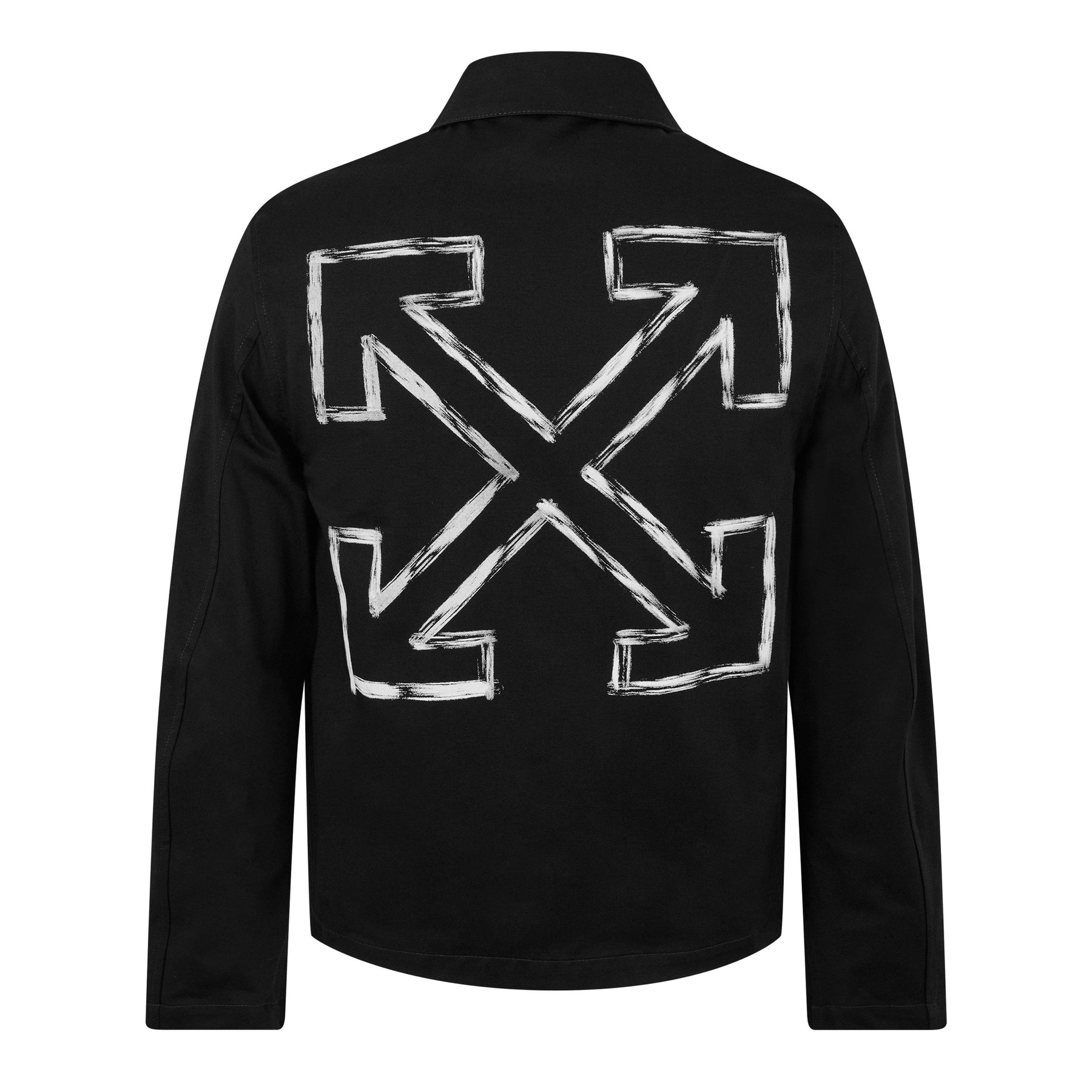 Men's Arrow Sleek Zip-Up Design Overshirt