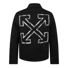 Men's Arrow Sleek Zip-Up Design Overshirt