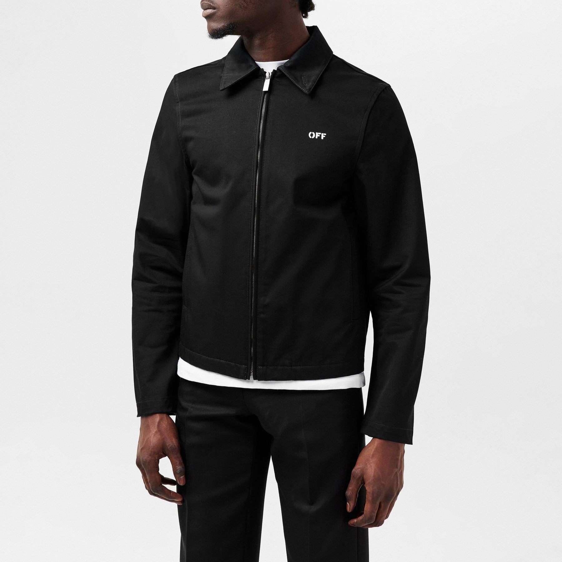 Men's Arrow Sleek Zip-Up Design Overshirt