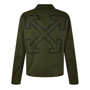 Men's Arrow Sleek Zip-Up Design Overshirt