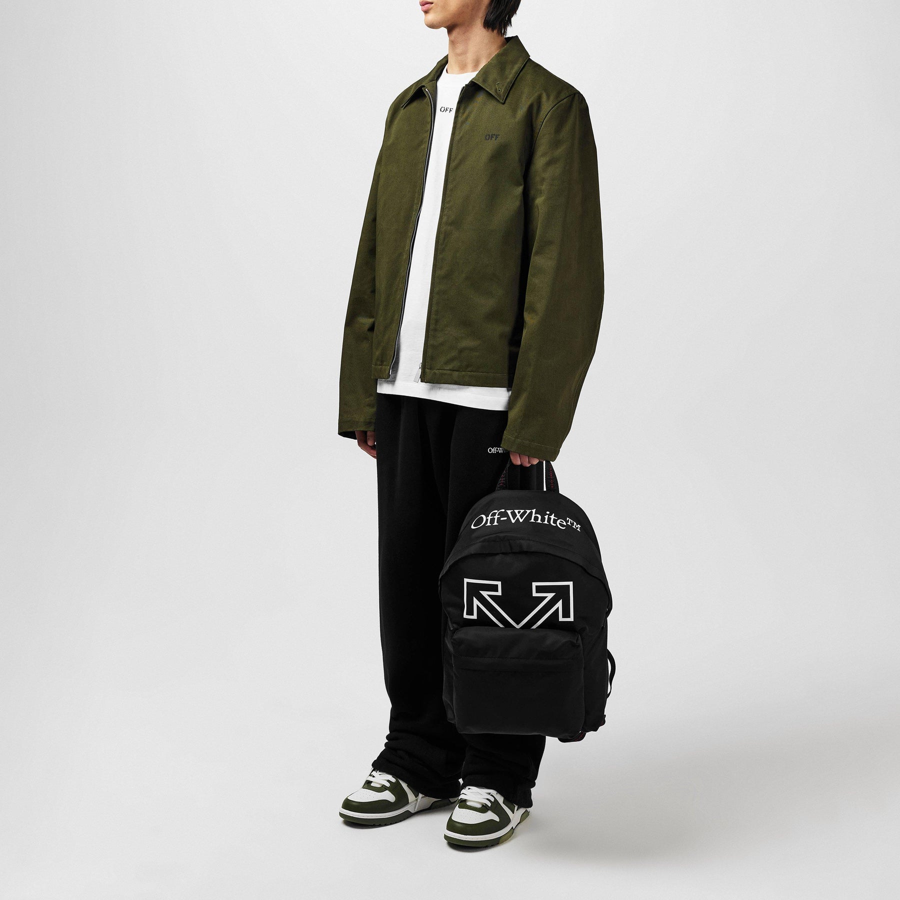 Men's Arrow Sleek Zip-Up Design Overshirt