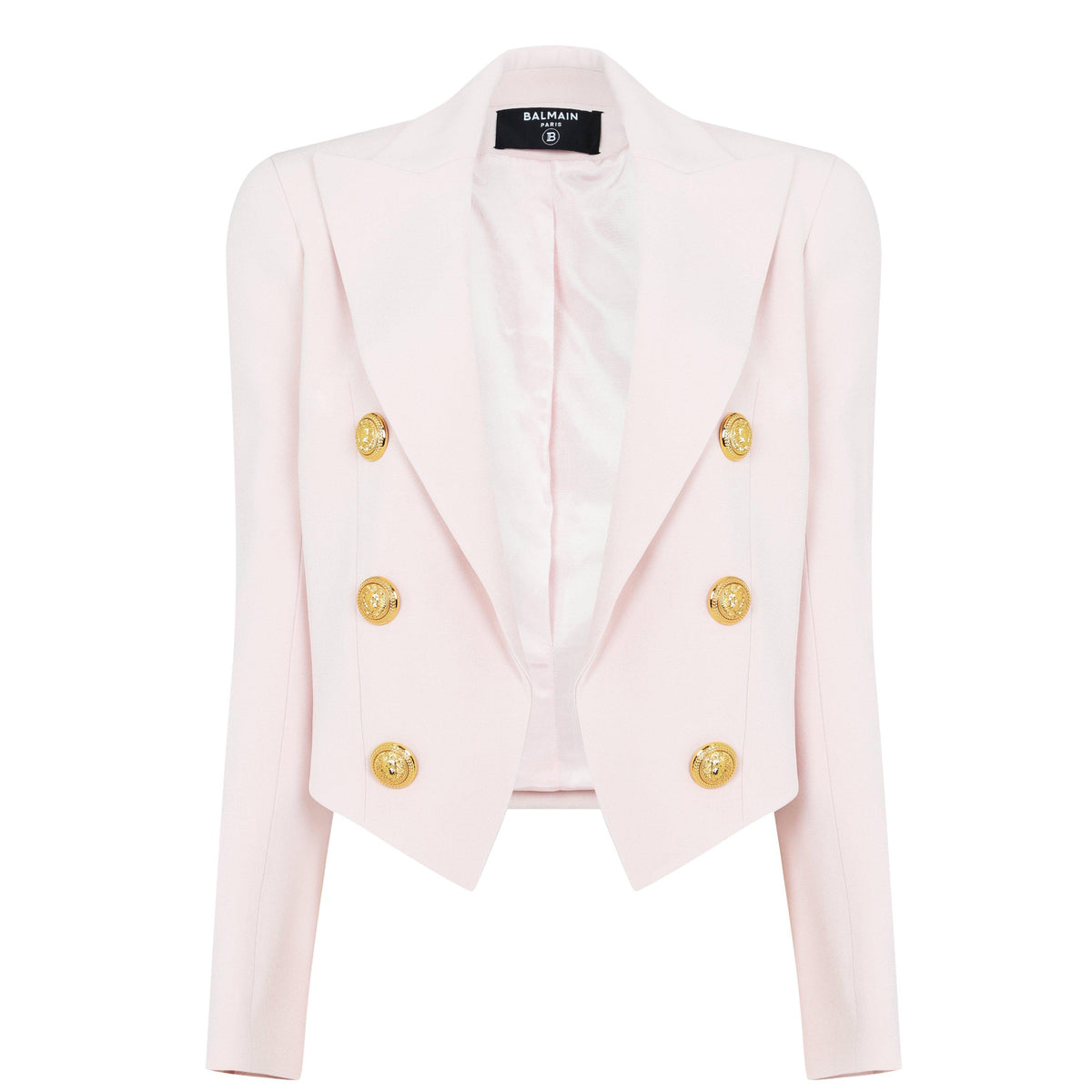 Peak-Lapels Fitted Jacket
