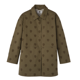 Coat Artichoke - Embroidered gabardine