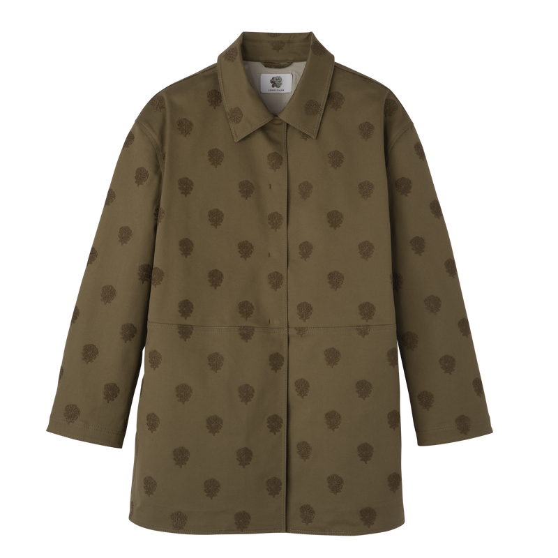 Coat Artichoke - Embroidered gabardine