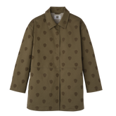 Coat Artichoke - Embroidered gabardine