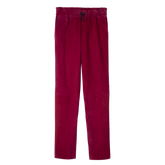 Leather straight pants Beetroot - Leather