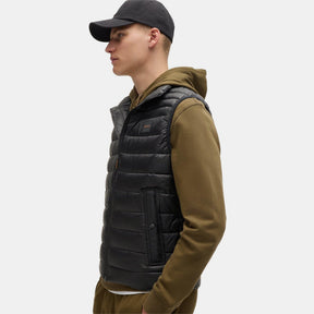 Men's Logo-Patch Water-Repellent Gilet