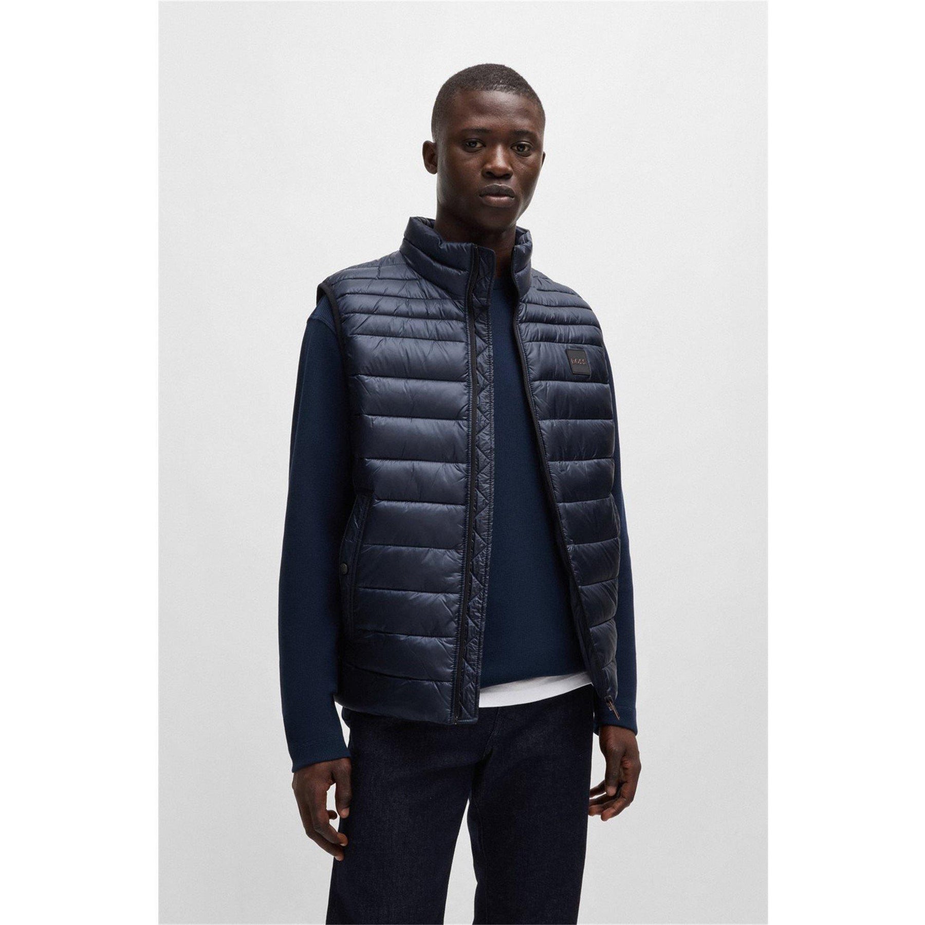 Water-Repellent Logo-Patch Gilet