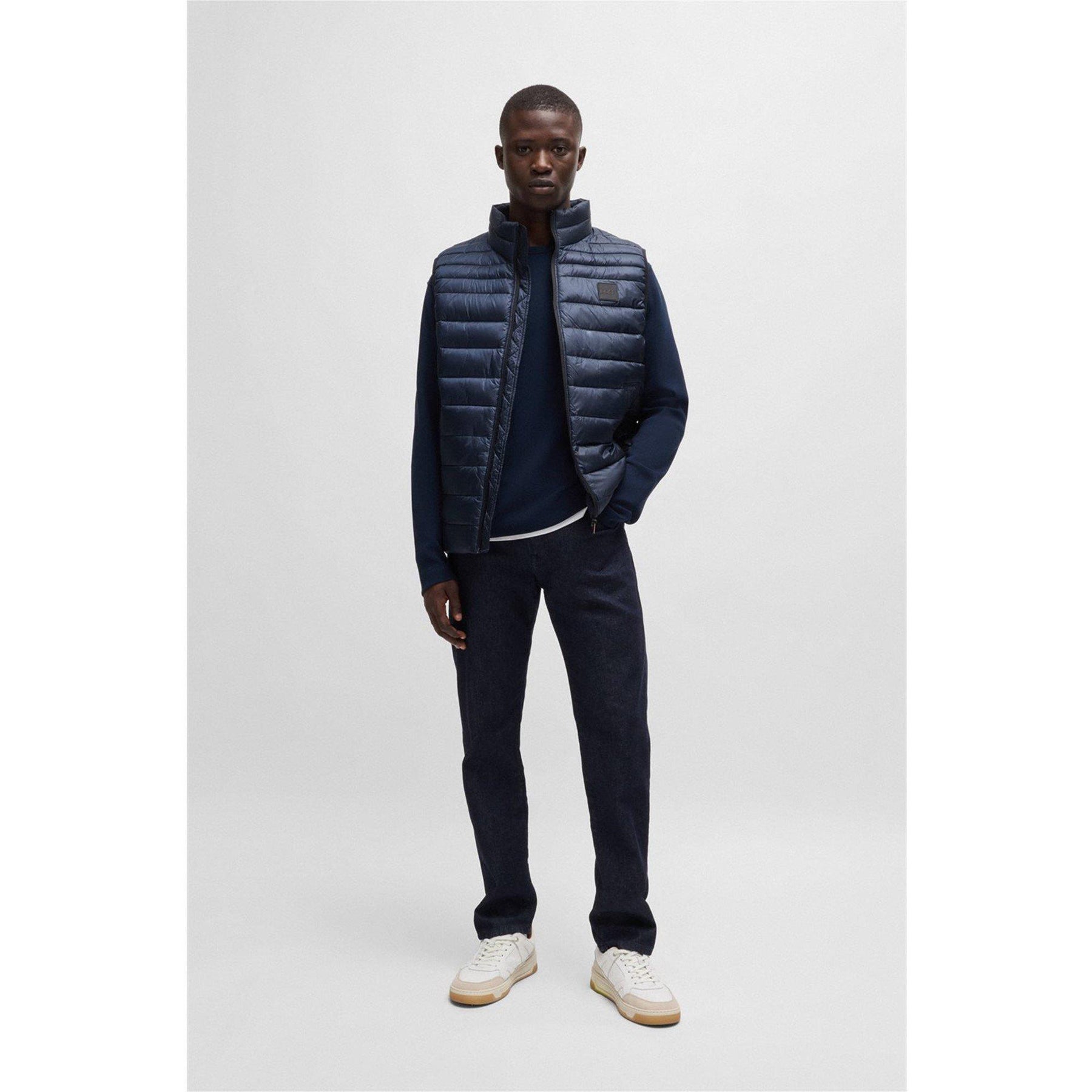 Water-Repellent Logo-Patch Gilet