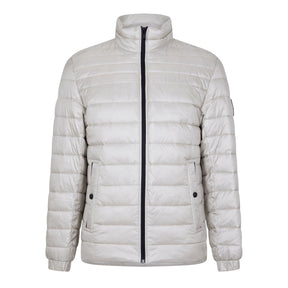 Men's Logo Badge Padded Water-Repellent Jacket