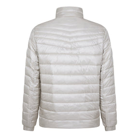 Men's Logo Badge Padded Water-Repellent Jacket