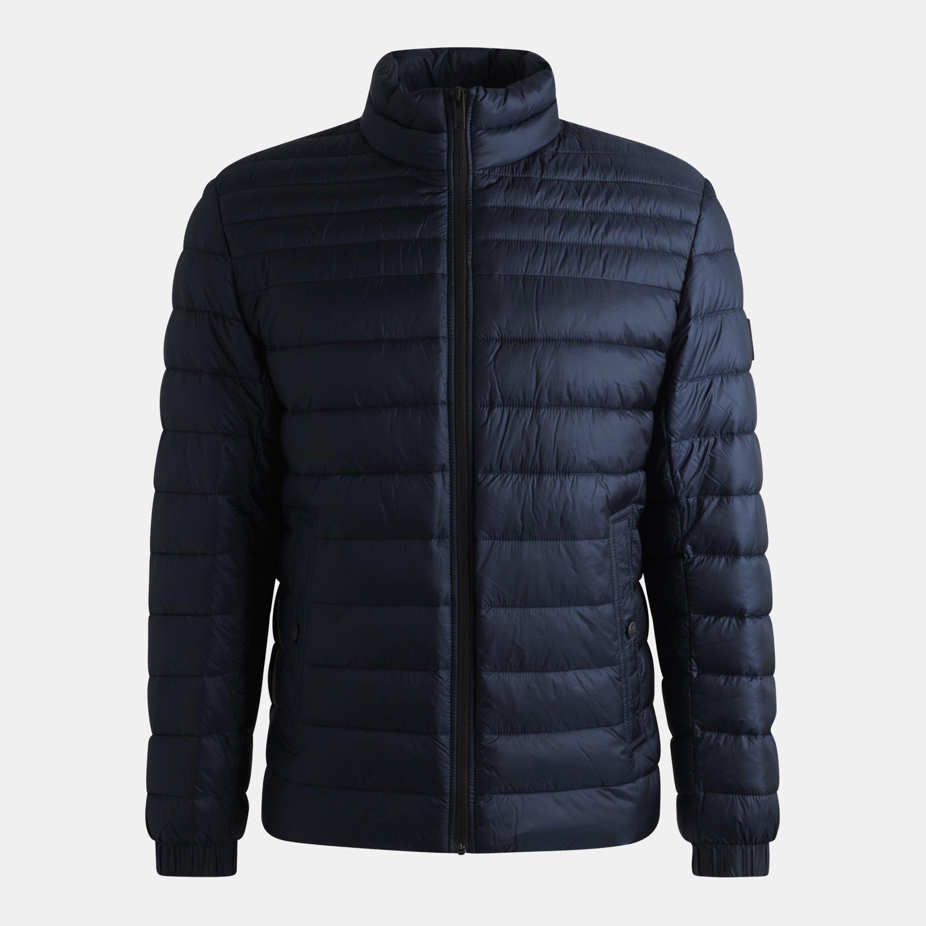Men's Logo Badge Padded Water-Repellent Jacket