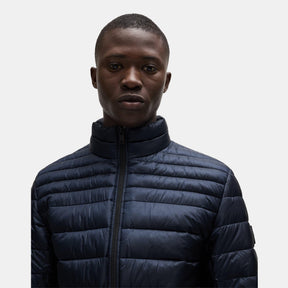 Men's Logo Badge Padded Water-Repellent Jacket