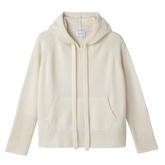 Hoodie jumper Ecru - Knit