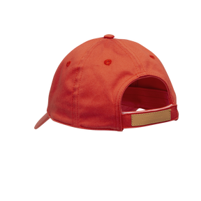 Solid cap Tomato - Cotton blend