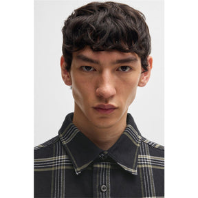Oversized Check Cotton Shirt