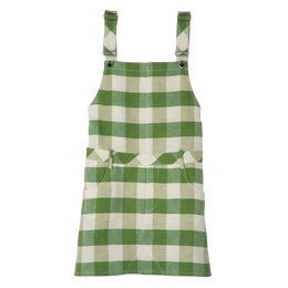 Dress Green - Vichy jacquard