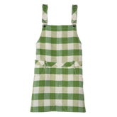 Dress Green - Vichy jacquard