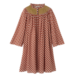 Dress Bark - Vichy jacquard