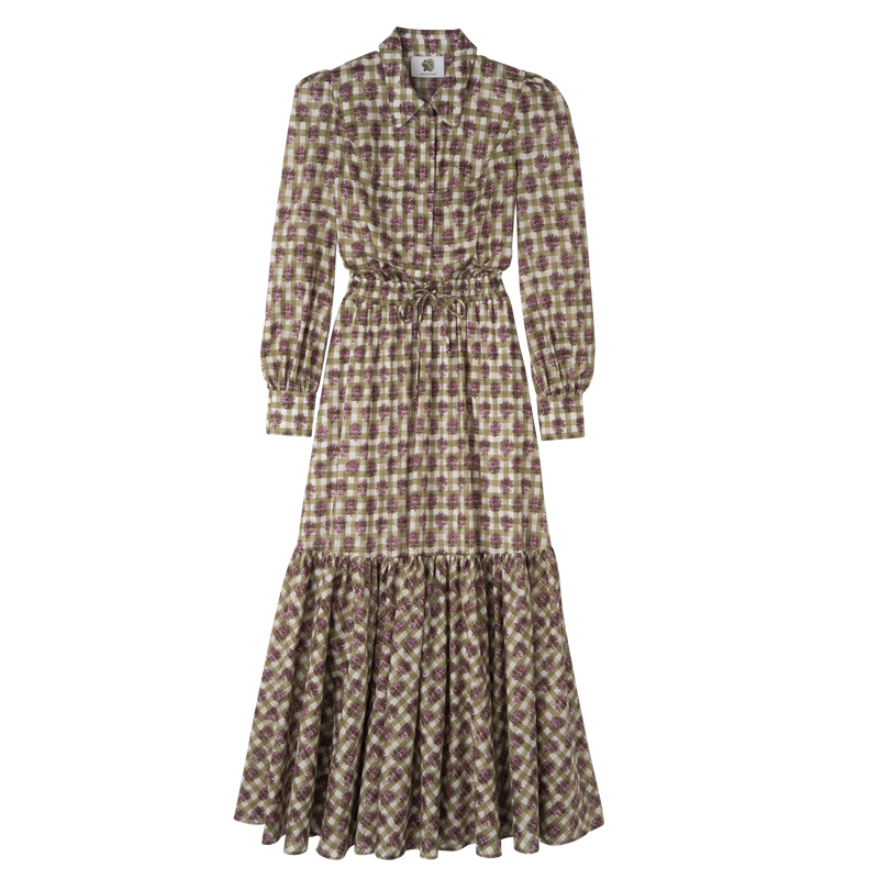 Long dress Artichoke - Vichy print veil