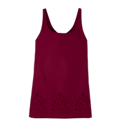 Dress Beetroot - Embroidered canvas