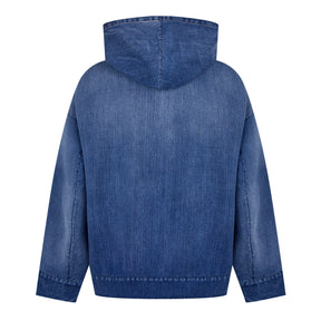 Valentino Hood Denim Jacket