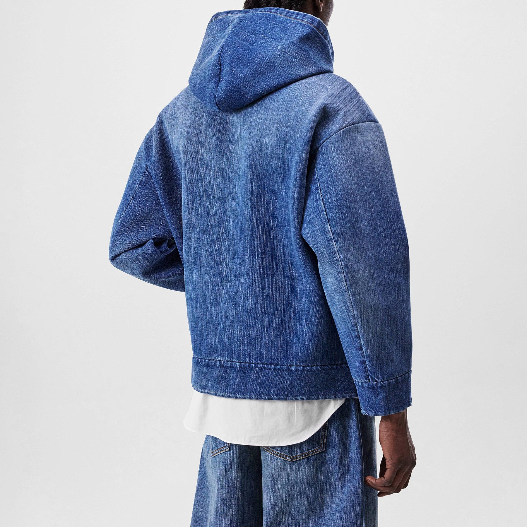 Valentino Hood Denim Jacket