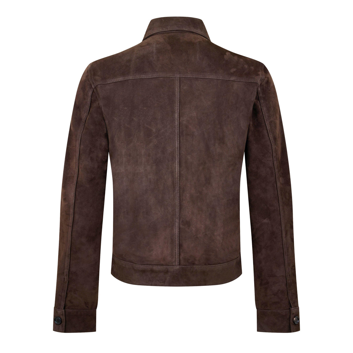 Leather Buttoned Overshirt
