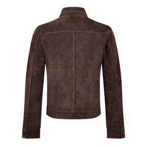 Leather Buttoned Overshirt